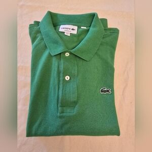 Lacoste Forest Green Polo For Man
